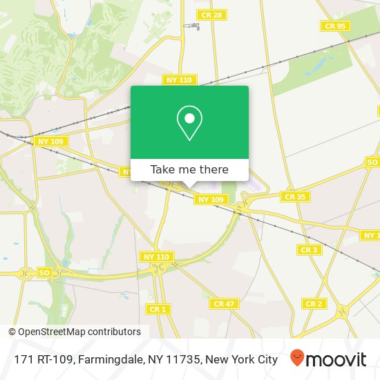Mapa de 171 RT-109, Farmingdale, NY 11735