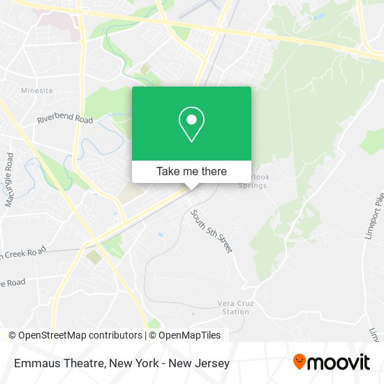 Emmaus Theatre map