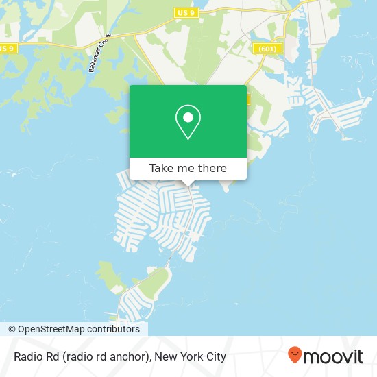Mapa de Radio Rd (radio rd anchor), Little Egg Harbor Twp, NJ 08087