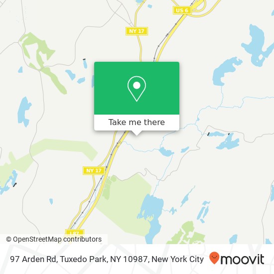 97 Arden Rd, Tuxedo Park, NY 10987 map