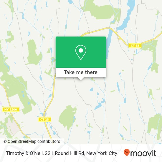 Timothy & O'Neil, 221 Round Hill Rd map