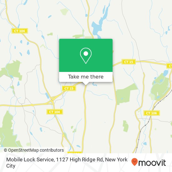 Mobile Lock Service, 1127 High Ridge Rd map