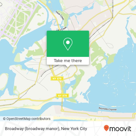 Mapa de Broadway (broadway manor), Lawrence, NY 11559