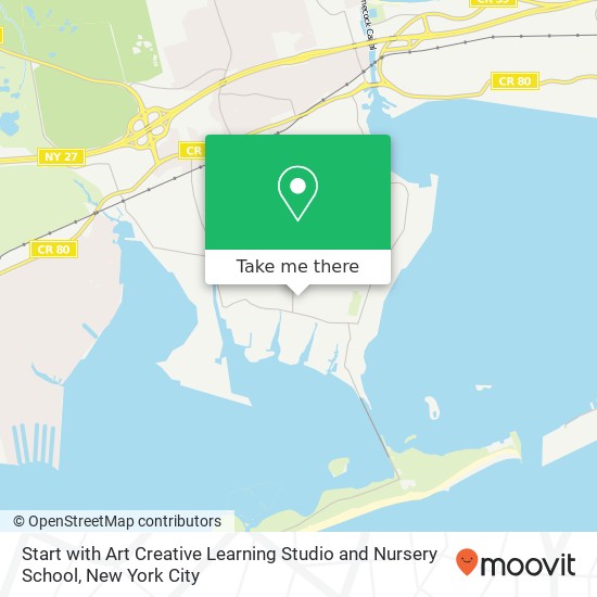 Start with Art Creative Learning Studio and Nursery School, 165 Ponquogue Ave map