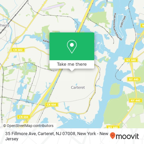 35 Fillmore Ave, Carteret, NJ 07008 map