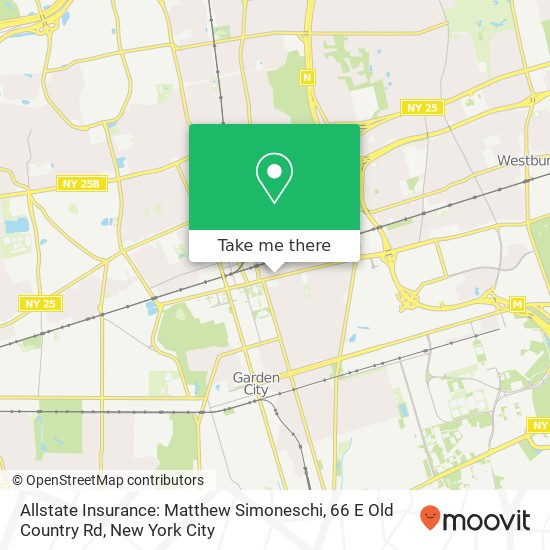 Allstate Insurance: Matthew Simoneschi, 66 E Old Country Rd map