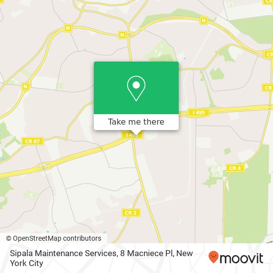 Mapa de Sipala Maintenance Services, 8 Macniece Pl