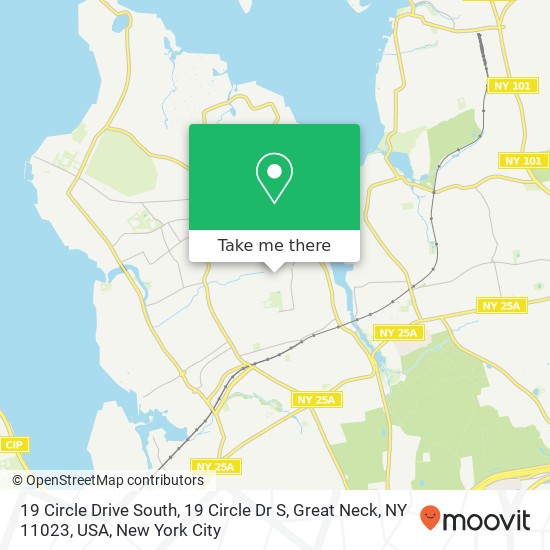 19 Circle Drive South, 19 Circle Dr S, Great Neck, NY 11023, USA map