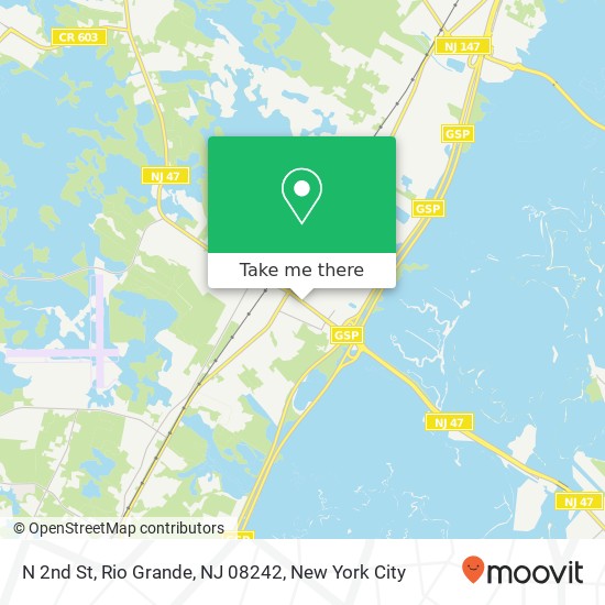 N 2nd St, Rio Grande, NJ 08242 map