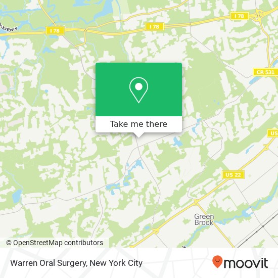 Mapa de Warren Oral Surgery, 58 Mt Bethel Rd