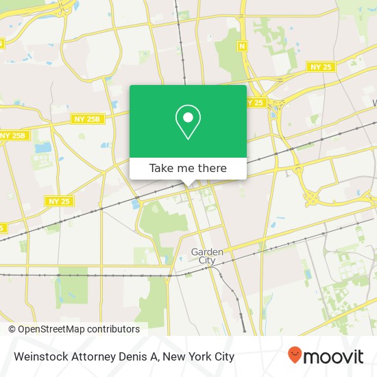 Mapa de Weinstock Attorney Denis A, 200 Old Country Rd