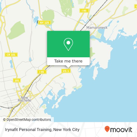 Mapa de Irynafit Personal Training, 2130 Boston Post Rd