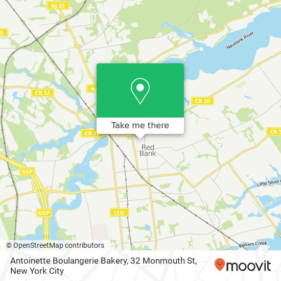 Antoinette Boulangerie Bakery, 32 Monmouth St map