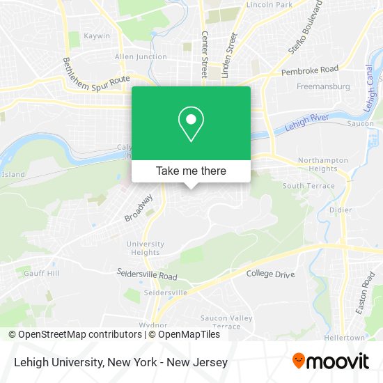 Lehigh University map