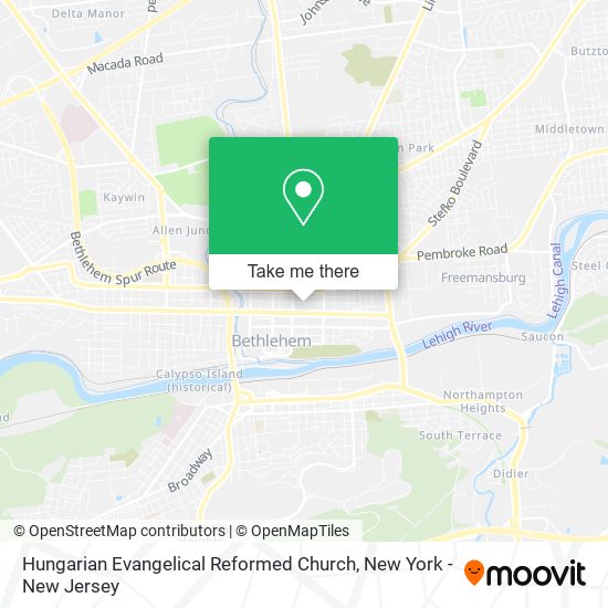 Hungarian Evangelical Reformed Church map