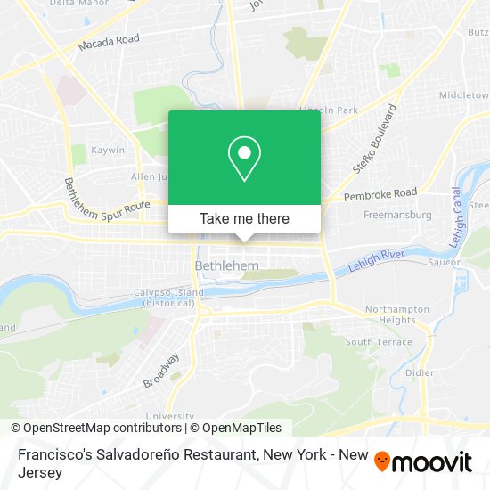 Francisco's Salvadoreño Restaurant map
