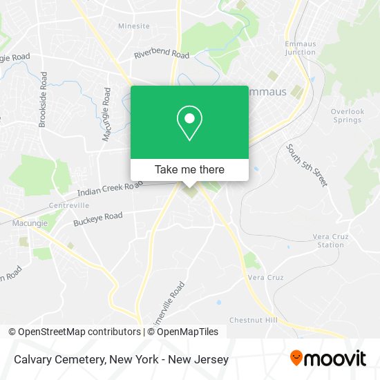 Mapa de Calvary Cemetery