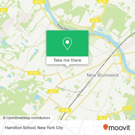 Mapa de Hamilton School