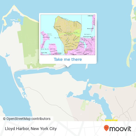 Mapa de Lloyd Harbor