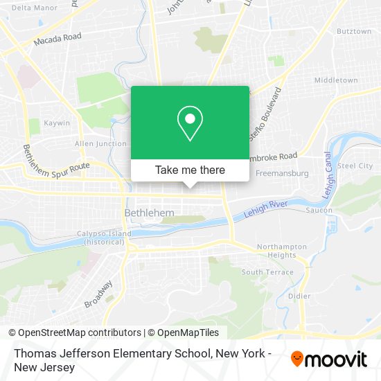 Mapa de Thomas Jefferson Elementary School