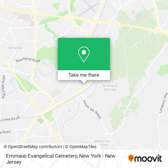 Mapa de Emmaus Evangelical Cemetery