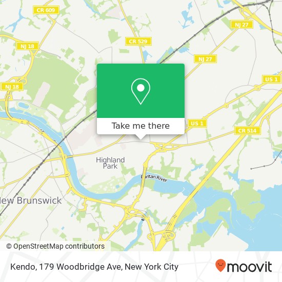 Mapa de Kendo, 179 Woodbridge Ave