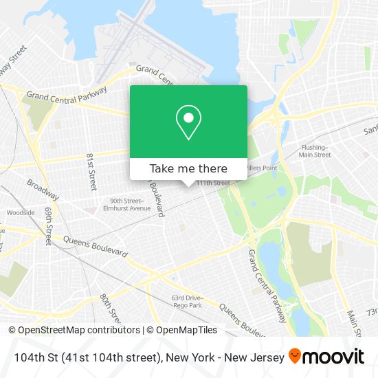 Mapa de 104th St (41st 104th street)