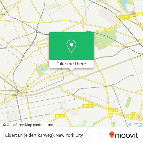 Eldert Ln (eldert karweg), Brooklyn, NY 11208 map