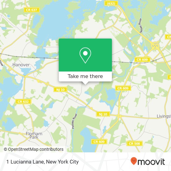 1 Lucianna Lane, 1 Lucianna Ln, East Hanover, NJ 07936, USA map