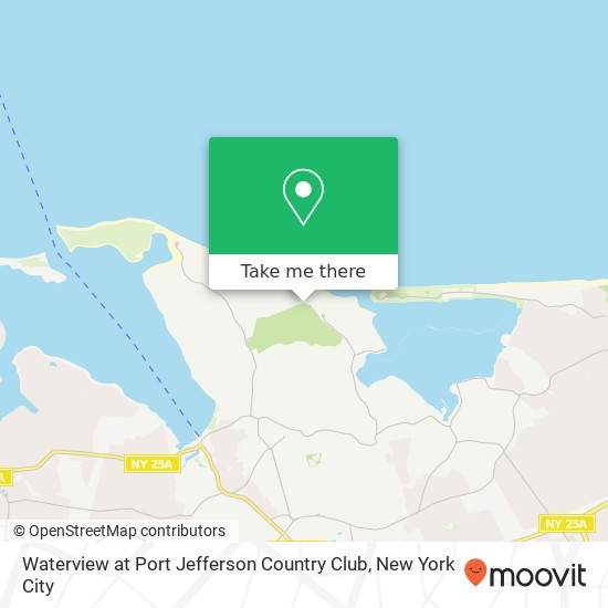 Waterview at Port Jefferson Country Club map