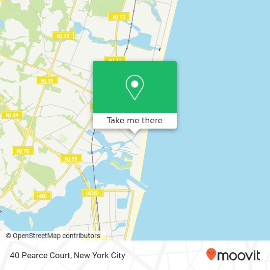 40 Pearce Court, 40 Pearce Ct, Manasquan, NJ 08736, USA map