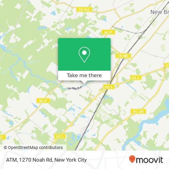 Mapa de ATM, 1270 Noah Rd
