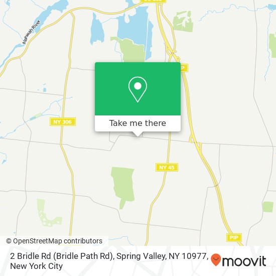 2 Bridle Rd (Bridle Path Rd), Spring Valley, NY 10977 map