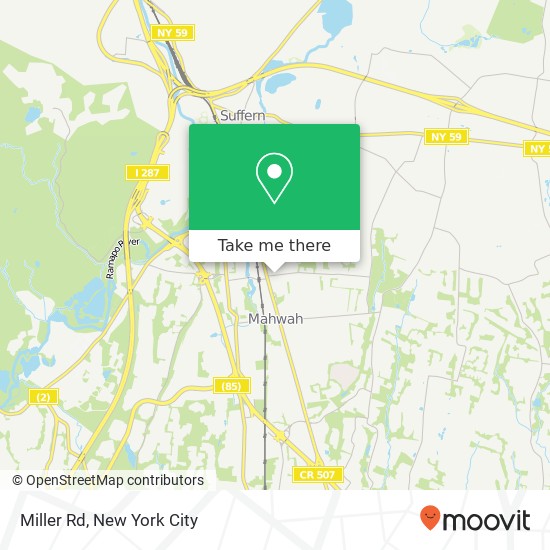 Miller Rd, Mahwah (MAHWAH), NJ 07430 map