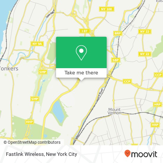 Fastlink Wireless, 750 Central Park Ave map