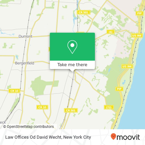 Mapa de Law Offices Od David Wecht, 15 Franklin St