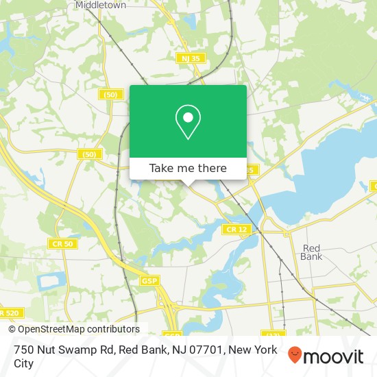 750 Nut Swamp Rd, Red Bank, NJ 07701 map