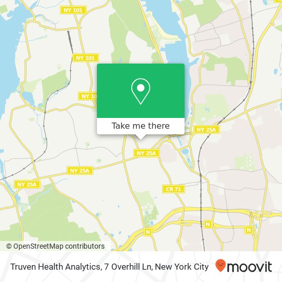 Mapa de Truven Health Analytics, 7 Overhill Ln