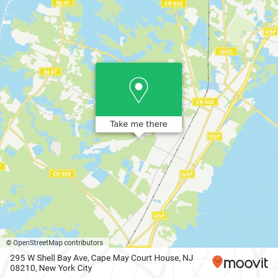 295 W Shell Bay Ave, Cape May Court House, NJ 08210 map