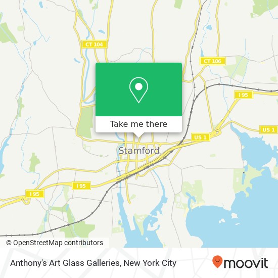 Anthony's Art Glass Galleries map