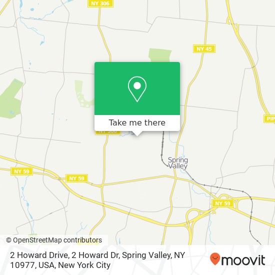 2 Howard Drive, 2 Howard Dr, Spring Valley, NY 10977, USA map