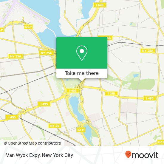 Van Wyck Expy, Flushing (New York City), NY 11355 map
