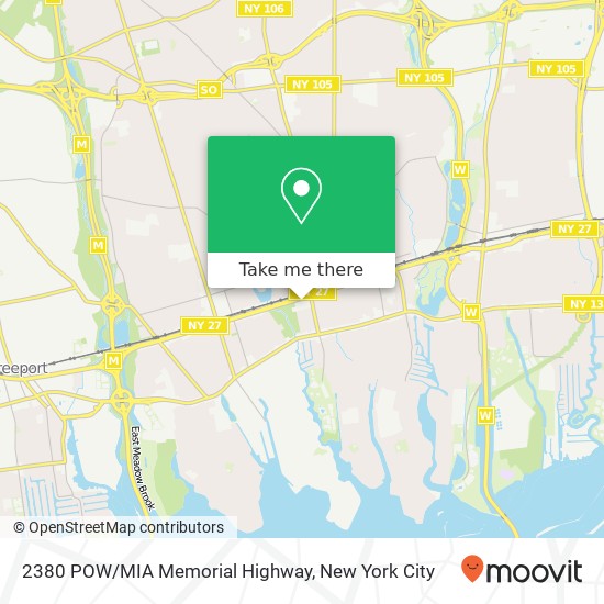 2380 POW/MIA Memorial Highway map