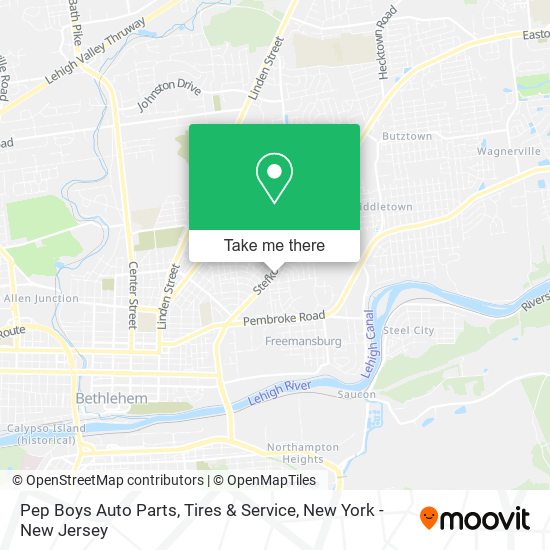 Pep Boys Auto Parts, Tires & Service map