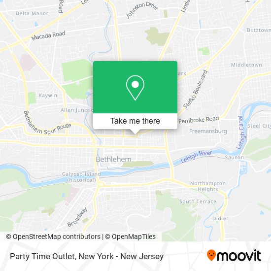 Party Time Outlet map