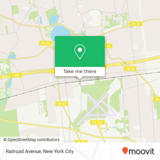 Railroad Avenue, Railroad Ave, New York, USA map