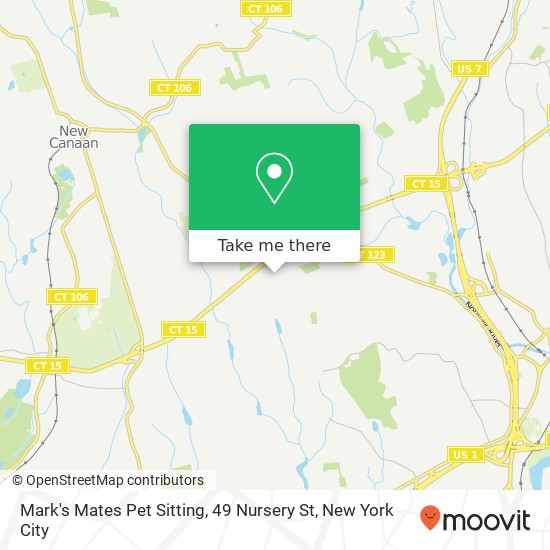 Mapa de Mark's Mates Pet Sitting, 49 Nursery St