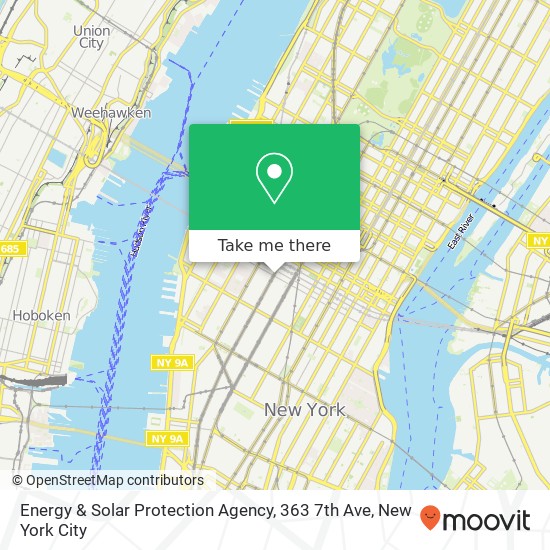 Mapa de Energy & Solar Protection Agency, 363 7th Ave