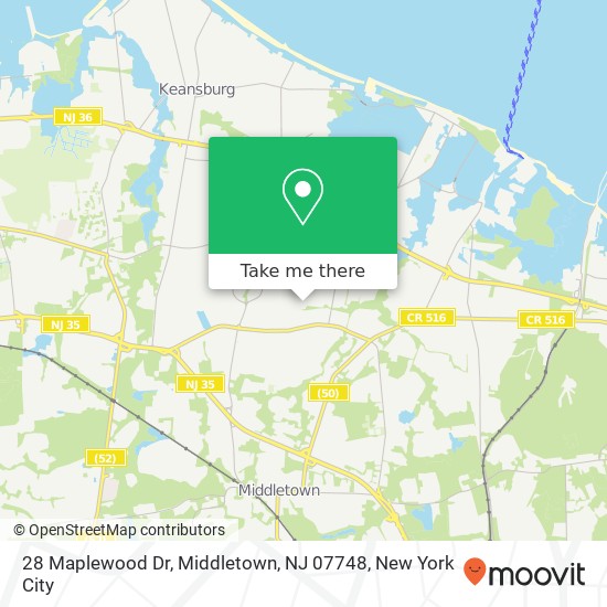 28 Maplewood Dr, Middletown, NJ 07748 map
