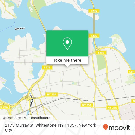 Mapa de 2173 Murray St, Whitestone, NY 11357